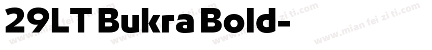 29LT Bukra Bold字体转换